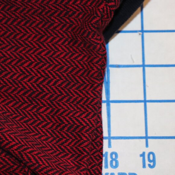 Vintage Burgundy Knit Polo Midi Dress – 3/4 Sleeve, Button Neckline Size Medium - Picture 6 of 6